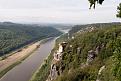 Die Elbe von der Bastei aus gesehen